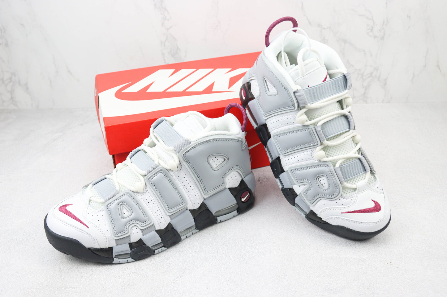 Nike Air More Uptempo White Grey