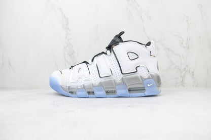 Nike Air More Uptempo White Metallic Silver
