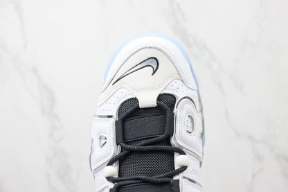 Nike Air More Uptempo White Metallic Silver