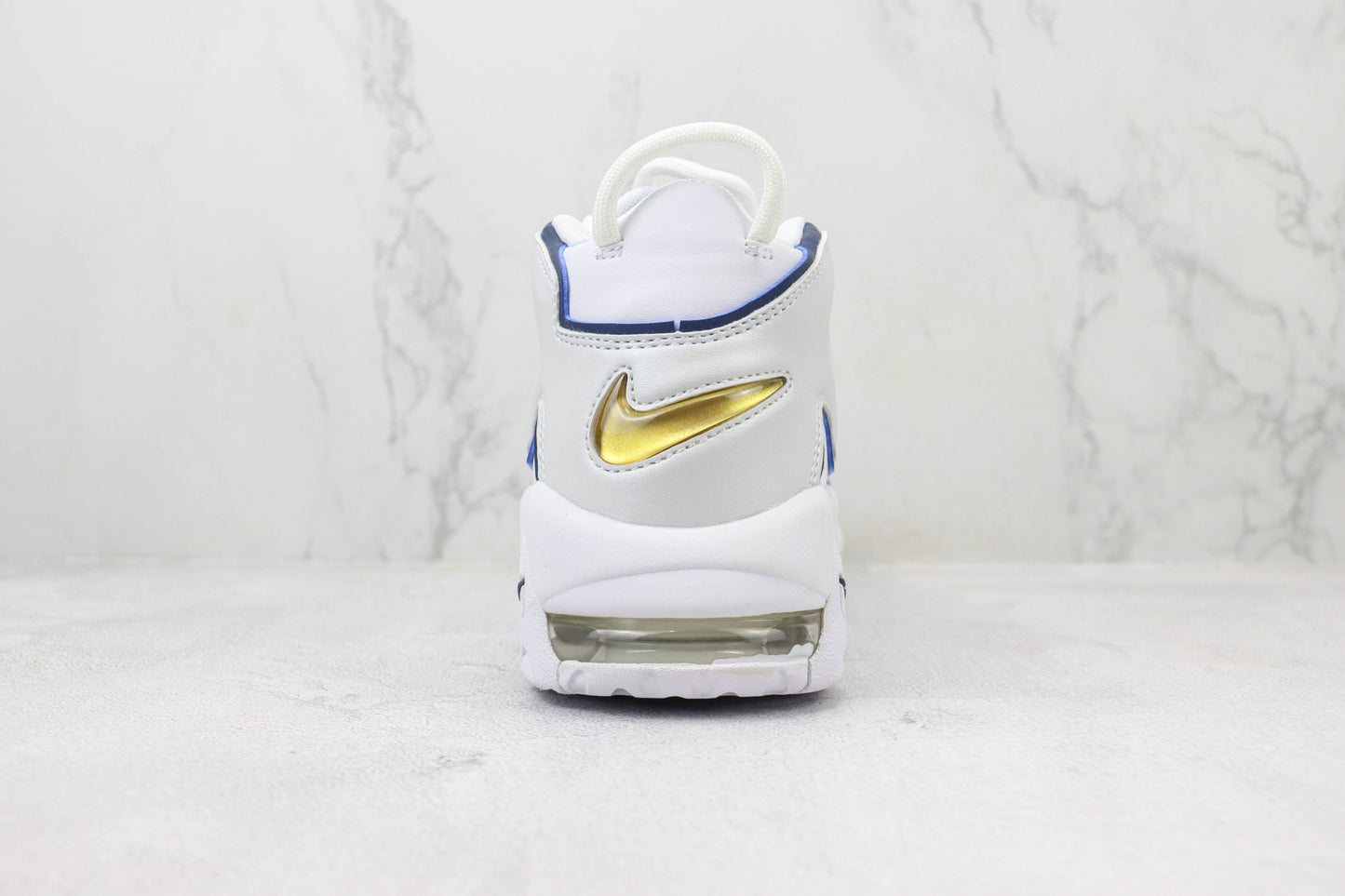 Nike Air More Uptempo White Midnight Navy