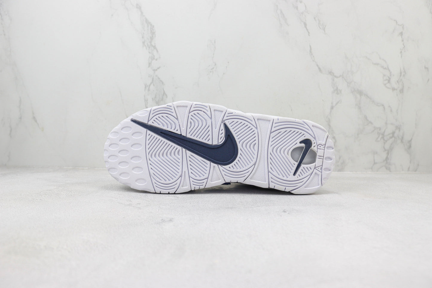 Nike Air More Uptempo White Midnight Navy