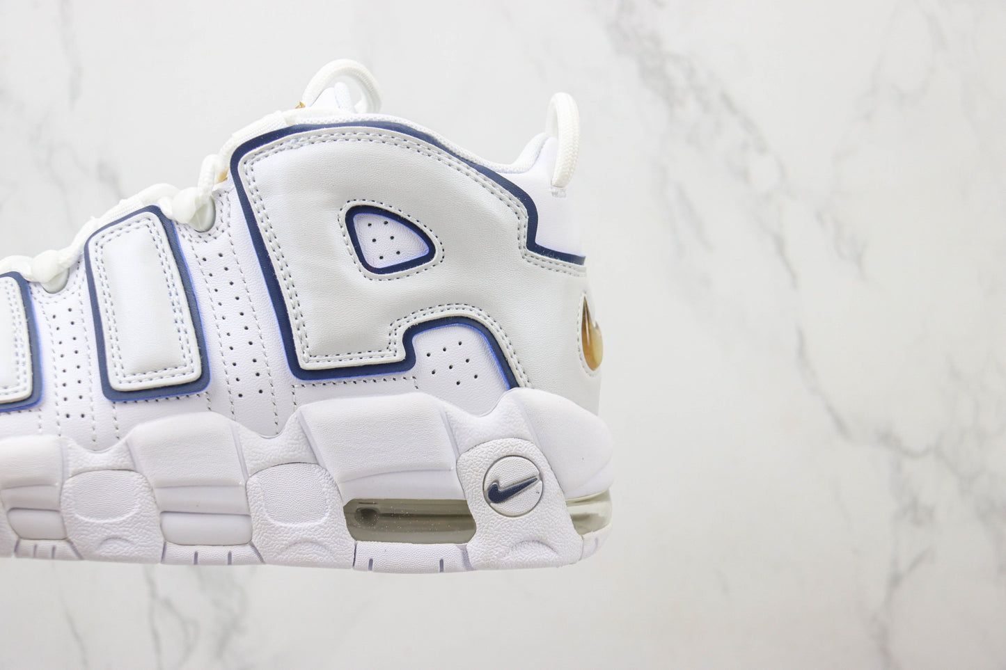 Nike Air More Uptempo White Midnight Navy