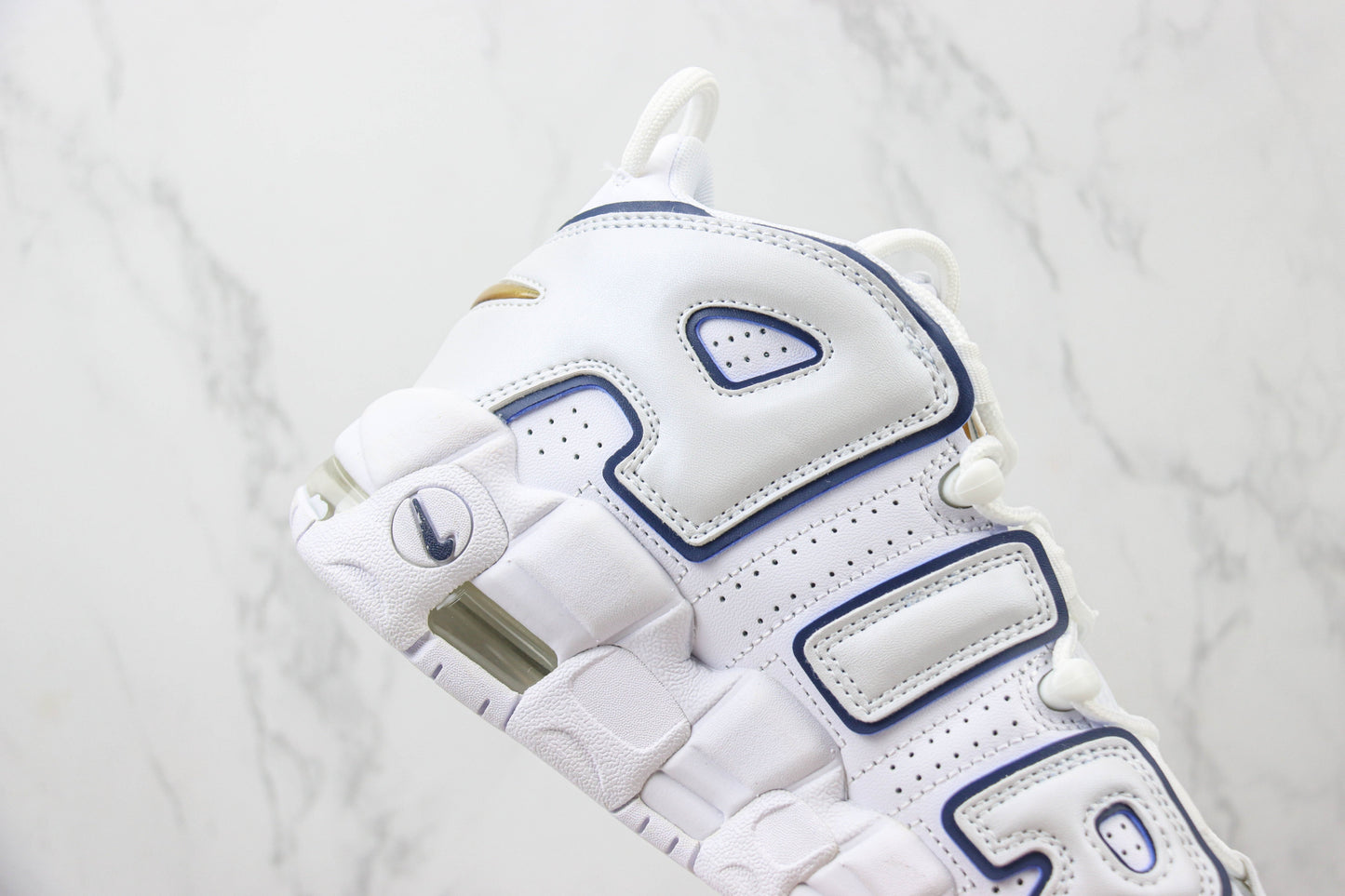 Nike Air More Uptempo White Midnight Navy
