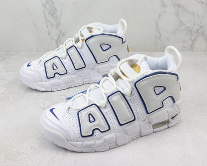Nike Air More Uptempo White Midnight Navy