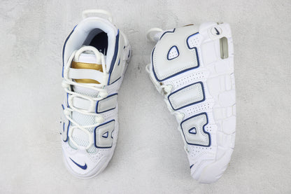 Nike Air More Uptempo White Midnight Navy