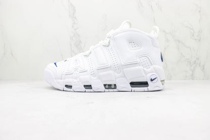 Nike Air More Uptempo White Midnight Navy All White