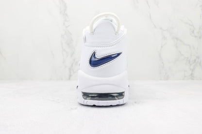 Nike Air More Uptempo White Midnight Navy All White
