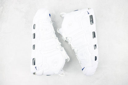 Nike Air More Uptempo White Midnight Navy All White