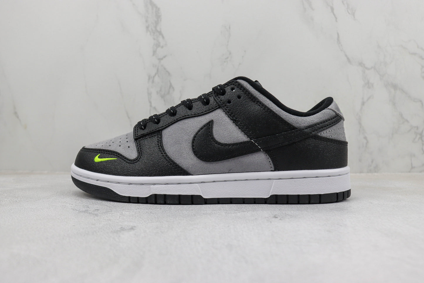 Nike Dunk Low Black/Grey/Neon Green