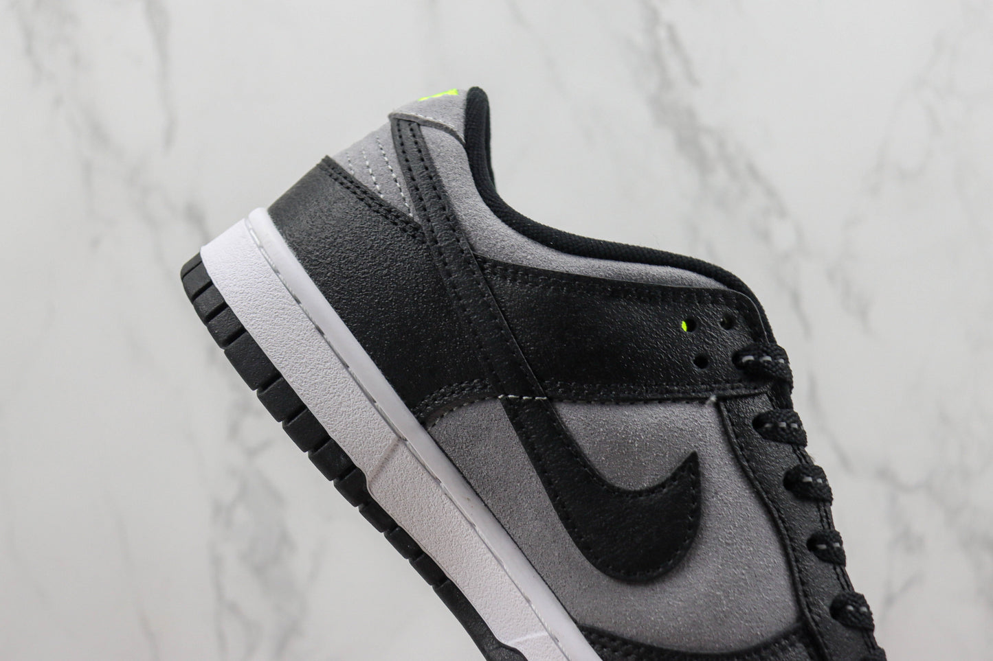Nike Dunk Low Black/Grey/Neon Green
