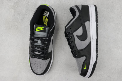 Nike Dunk Low Black/Grey/Neon Green