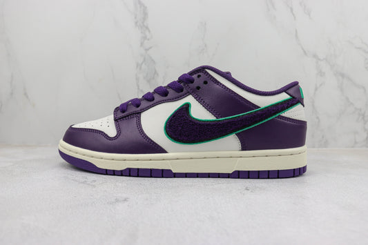 Nike Dunk Low Chenille Swoosh/Grand Purple