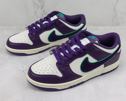 Nike Dunk Low Chenille Swoosh/Grand Purple