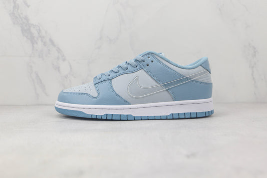 Nike Dunk Low Clear Swoosh Blue