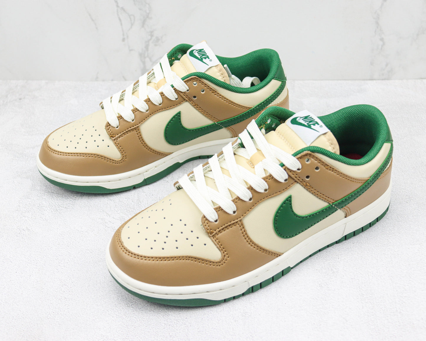 Nike Dunk Low Rattan/Gorge Green
