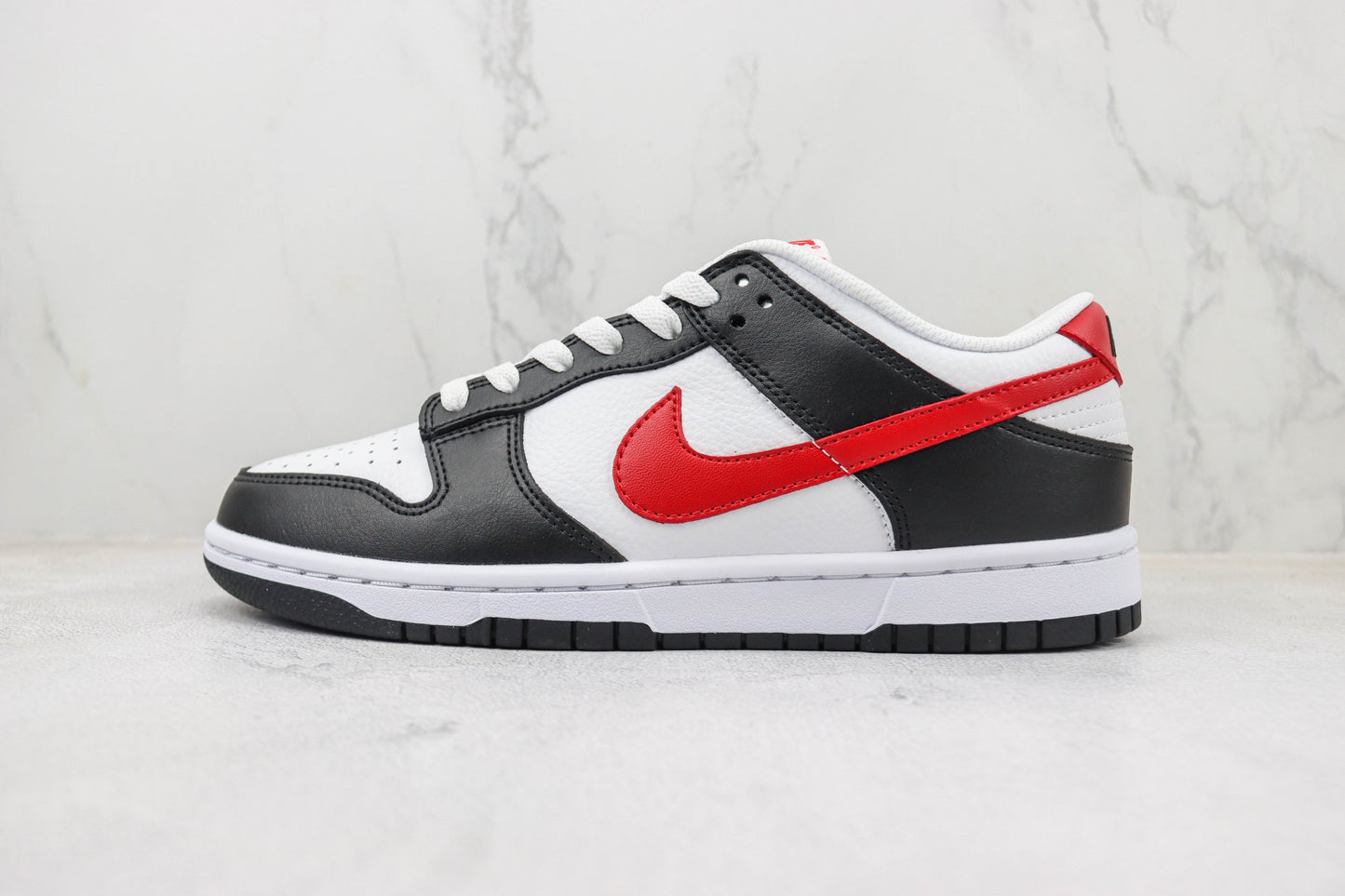 Nike Dunk Low Red Swoosh Panda