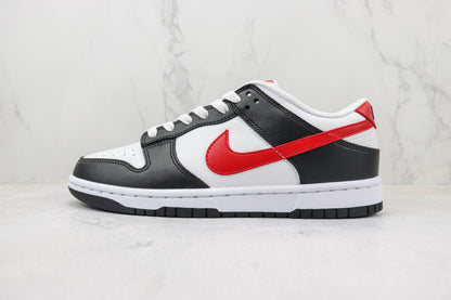 Nike Dunk Low Red Swoosh Panda