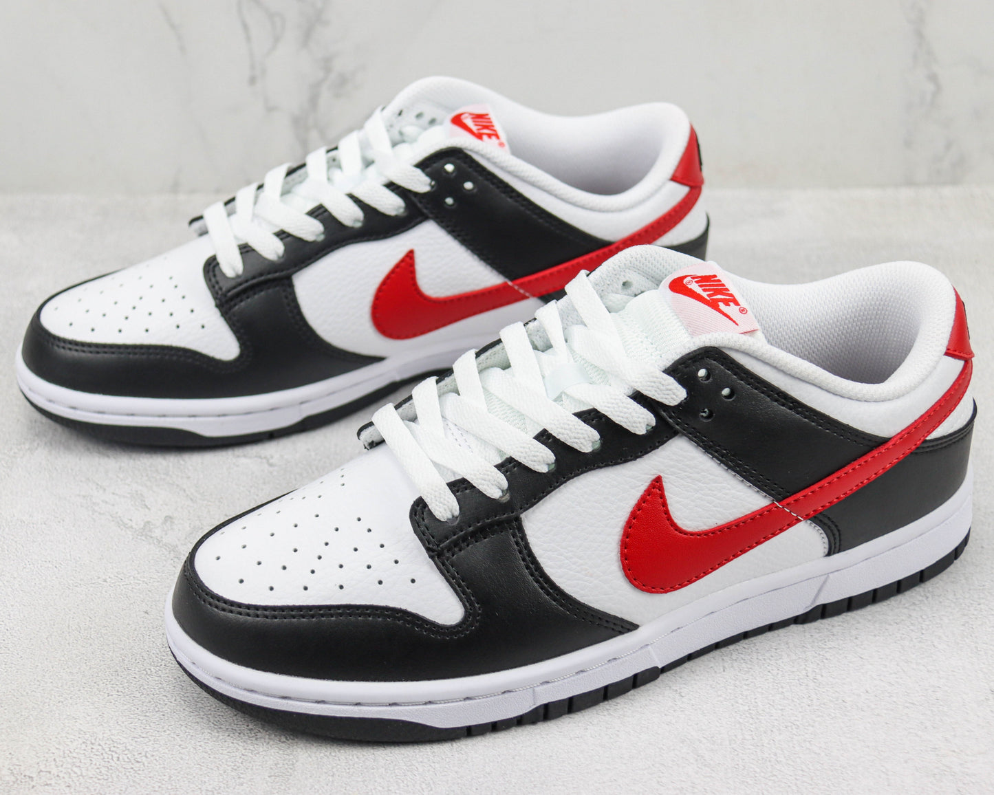 Nike Dunk Low Red Swoosh Panda