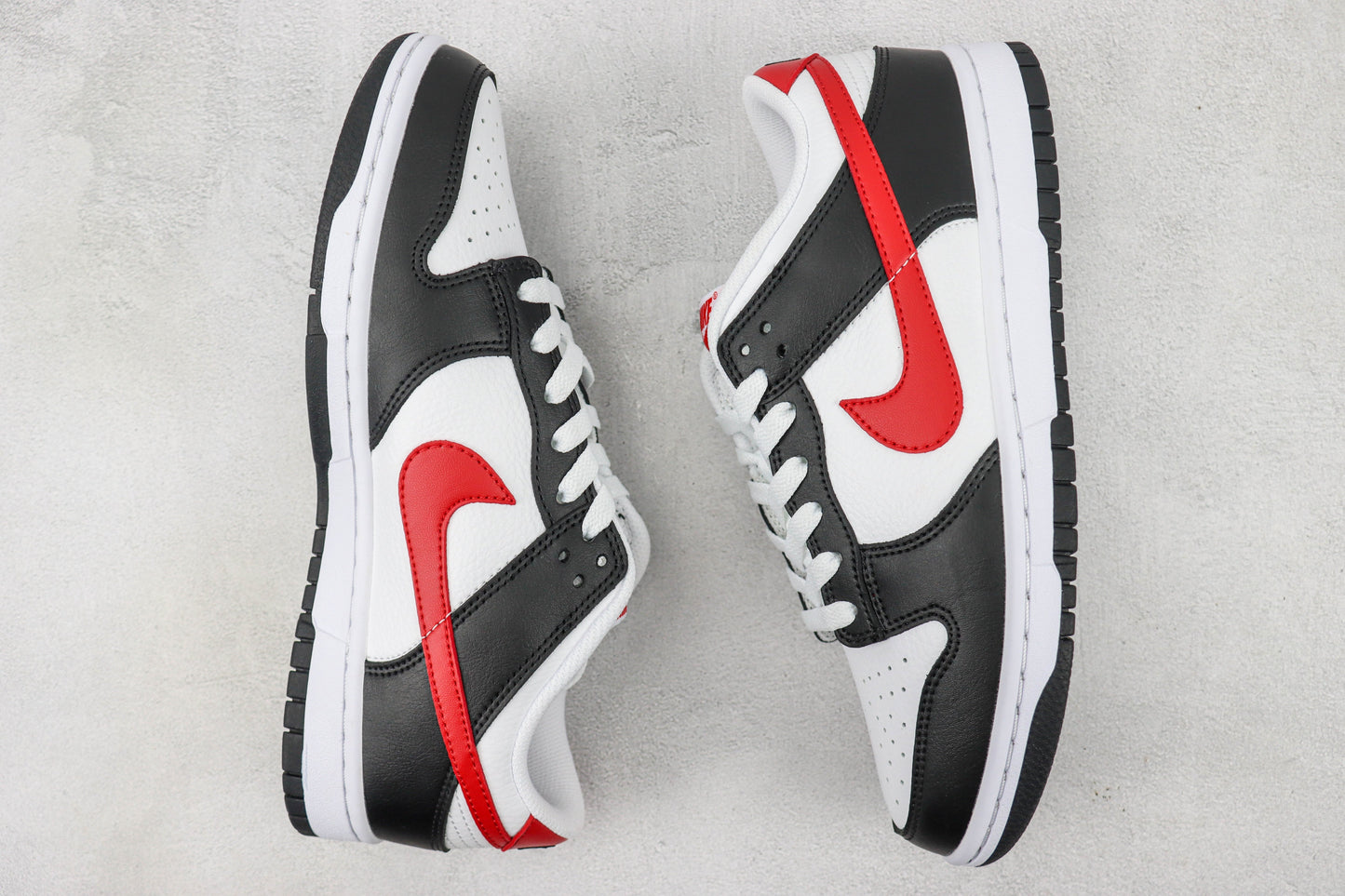 Nike Dunk Low Red Swoosh Panda