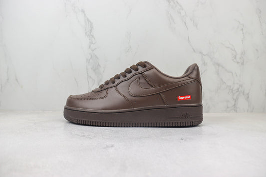 Nike X Supreme Air Force 1 Low Baroque Brown