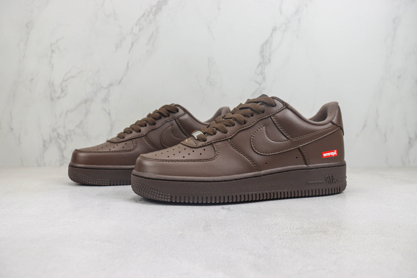 Nike X Supreme Air Force 1 Low Baroque Brown