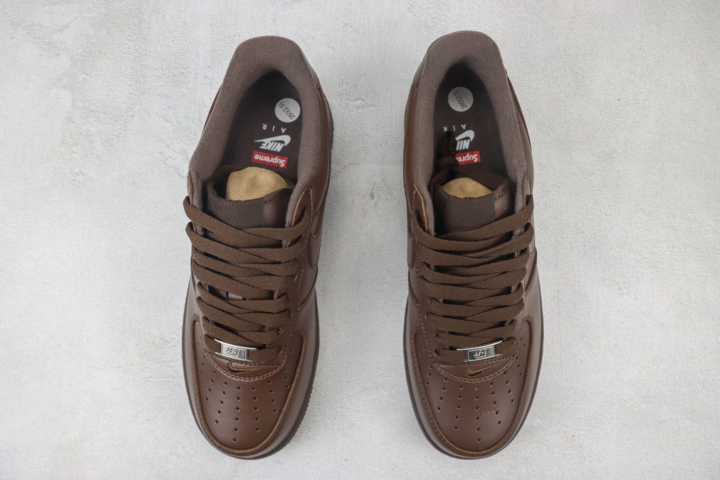 Nike X Supreme Air Force 1 Low Baroque Brown