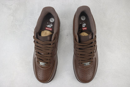 Nike X Supreme Air Force 1 Low Baroque Brown