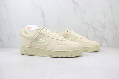 Nike x Stussy Air Force 1 Low Fossil