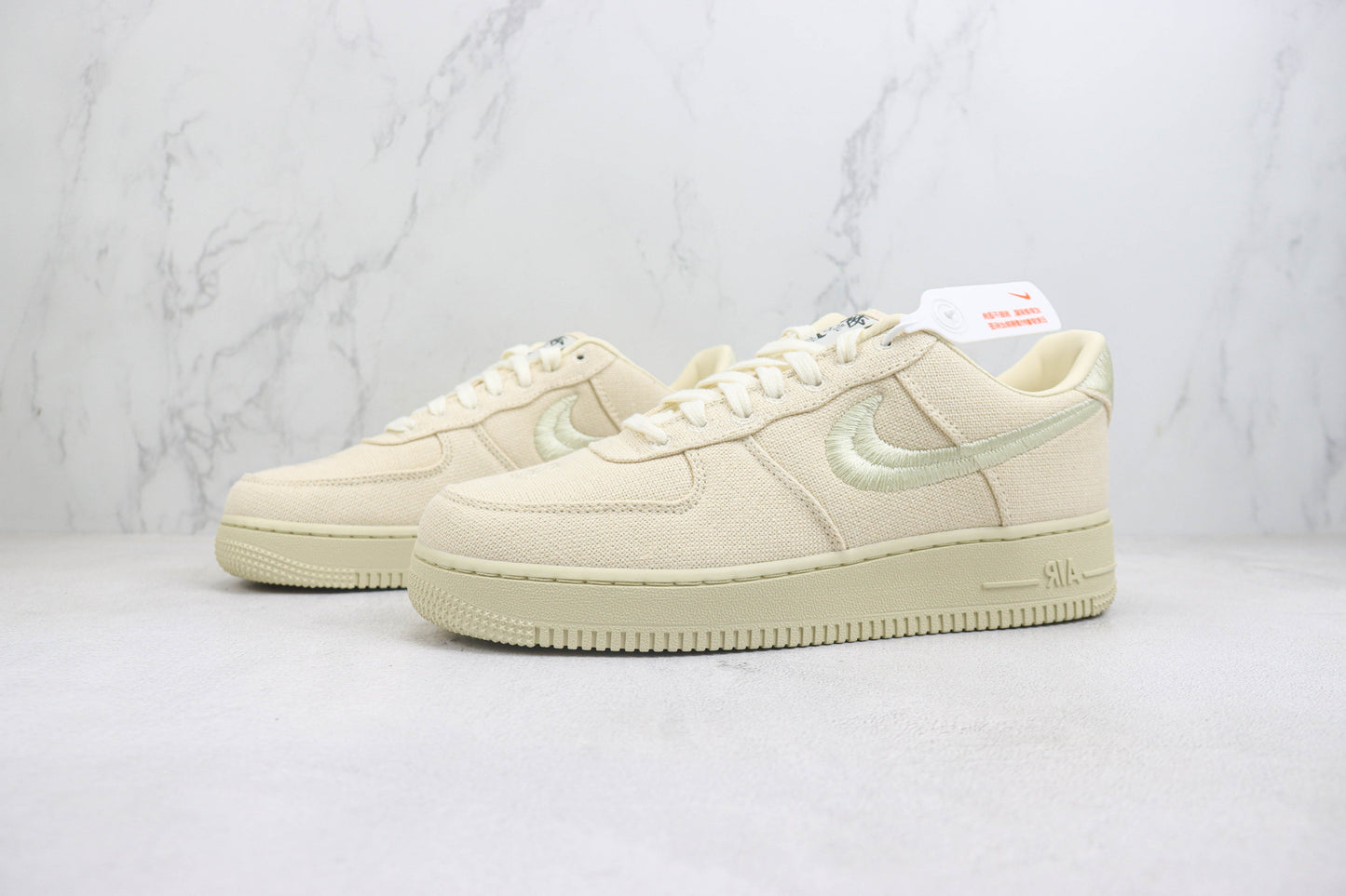 Nike x Stussy Air Force 1 Low Fossil