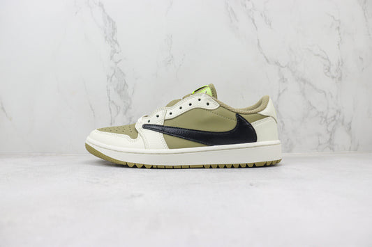 Travis Scott x Air Jordan 1 Low Golf Neutral Olive