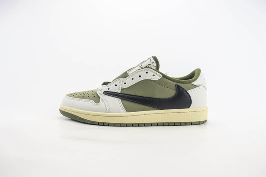 Travis Scott x Air Jordan 1 Low Medium Olive